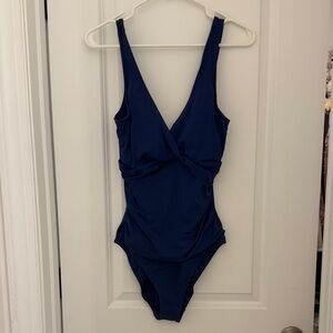 Ralph Lauren Navy Blue One-Piece Swimsuit